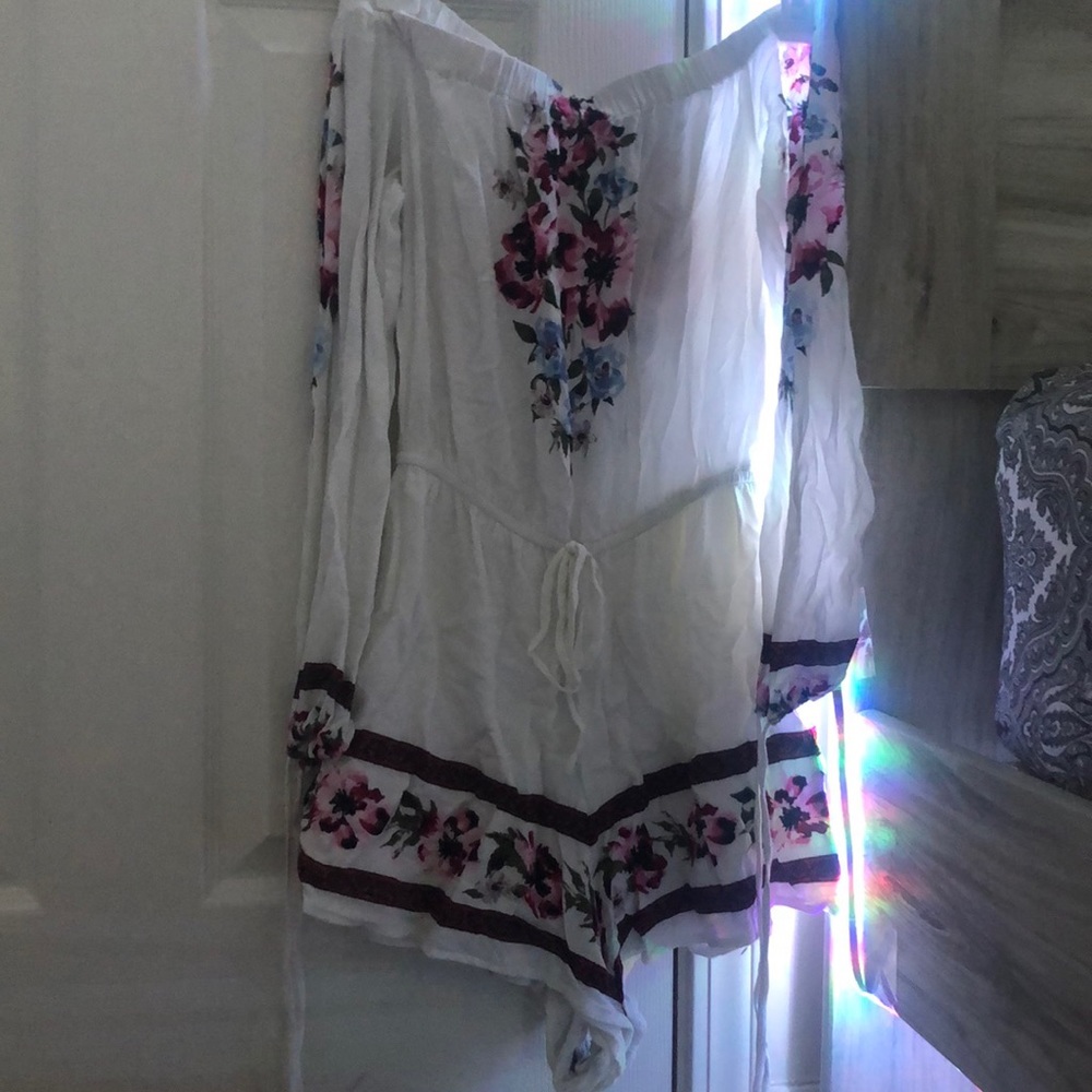 Off the shoulder Kendal & Kyle romper